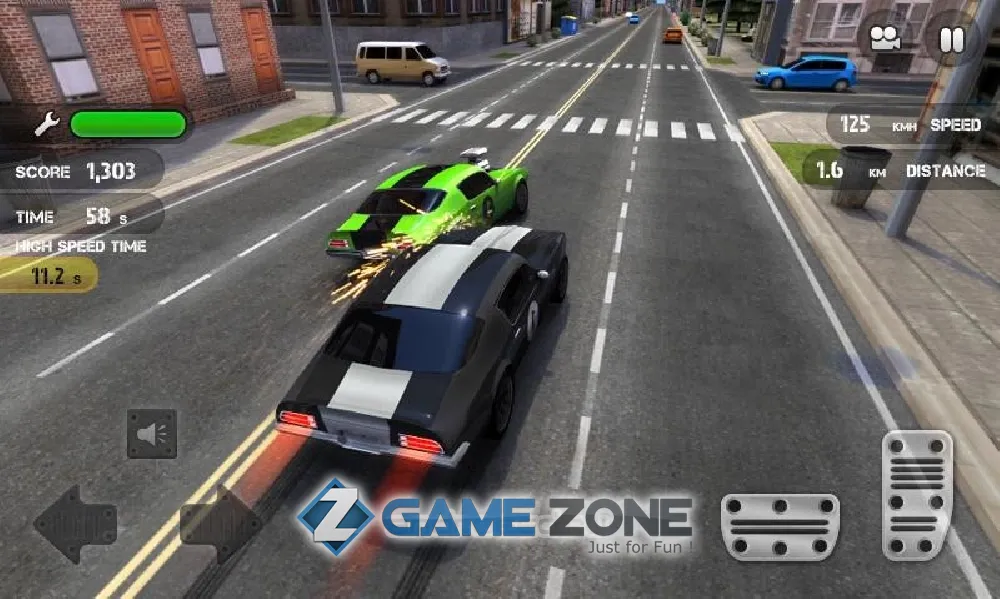 صورة من لعبة Race The Traffic [Много денег]