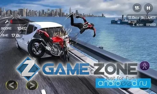 صورة من لعبة Race the Traffic Moto FULL [Много денег]