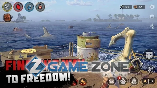صورة من لعبة Survival on Raft: Ocean Nomad - Simulator [Mod Money]