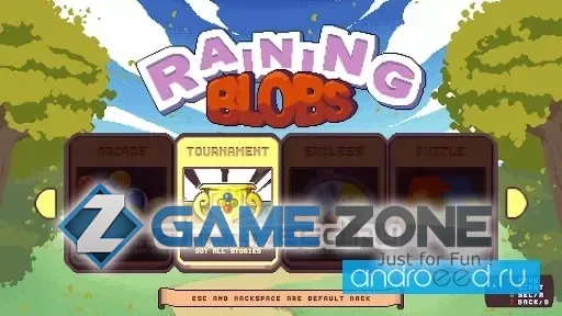 صورة من لعبة Raining Blobs