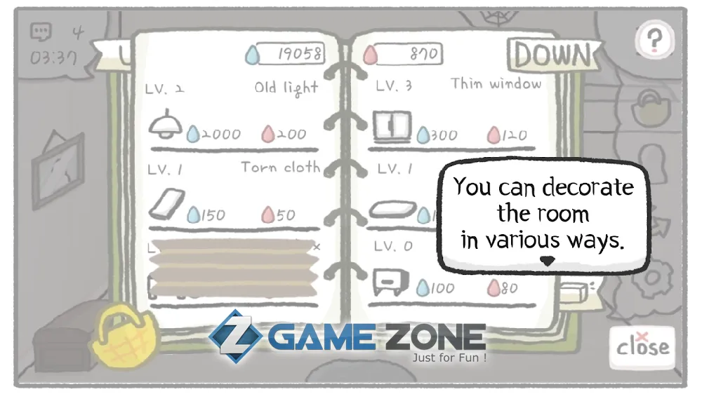 صورة من لعبة Rainy attic room [Adfree]