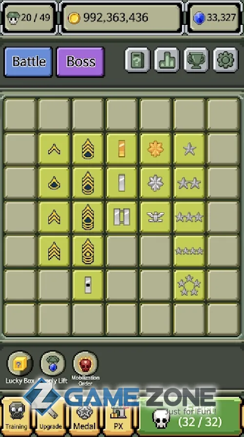 صورة من لعبة Rank Insignia