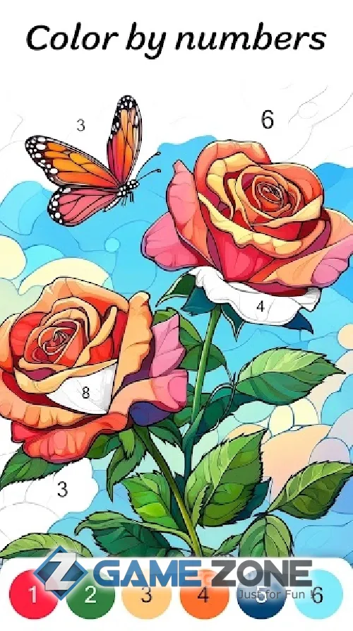 صورة من لعبة Color by Number Coloring Games