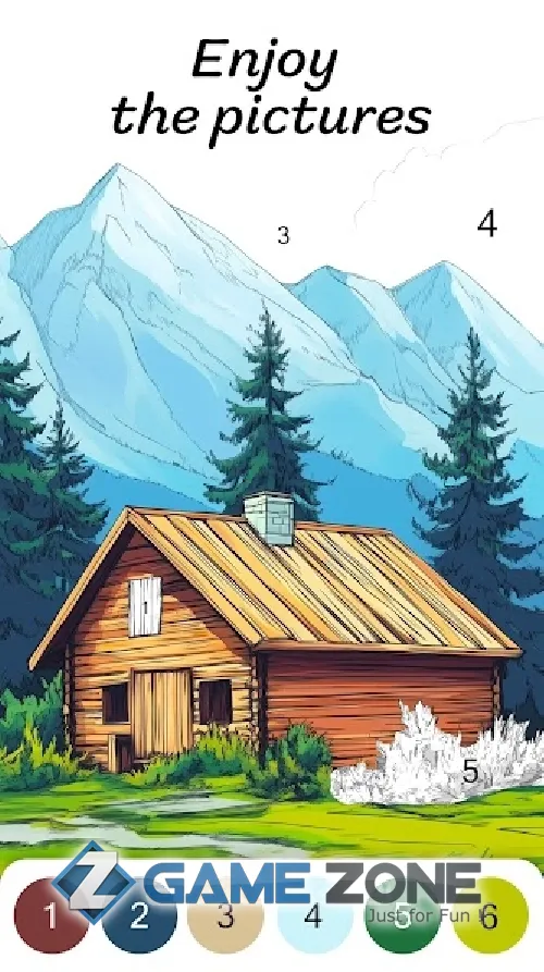صورة من لعبة Color by Number Coloring Games