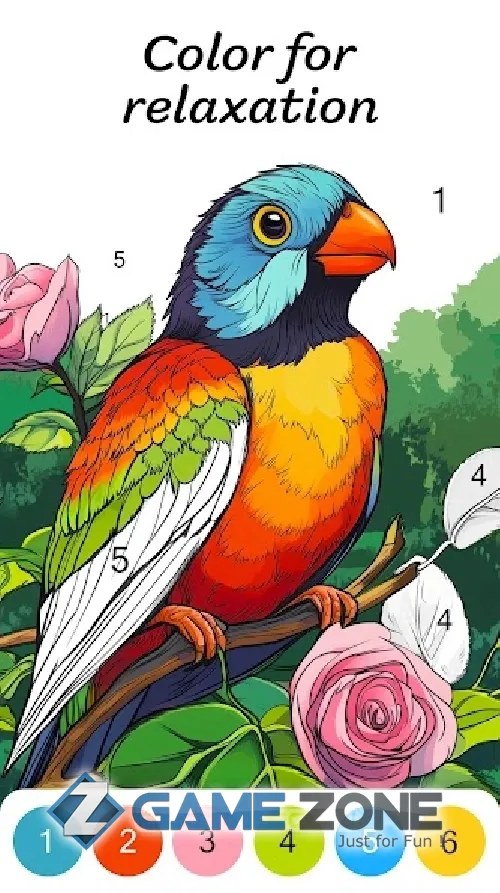 صورة من لعبة Color by Number Coloring Games