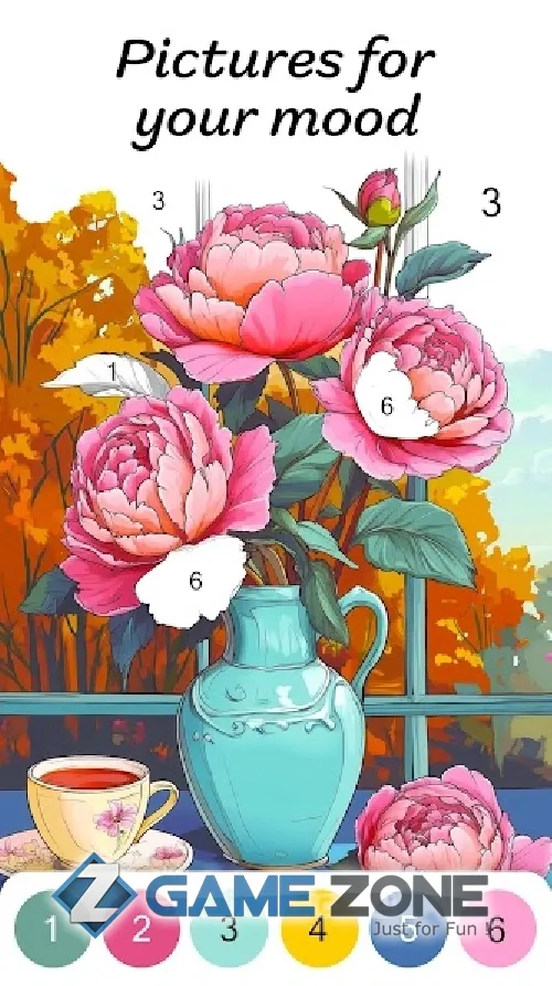 صورة من لعبة Color by Number Coloring Games