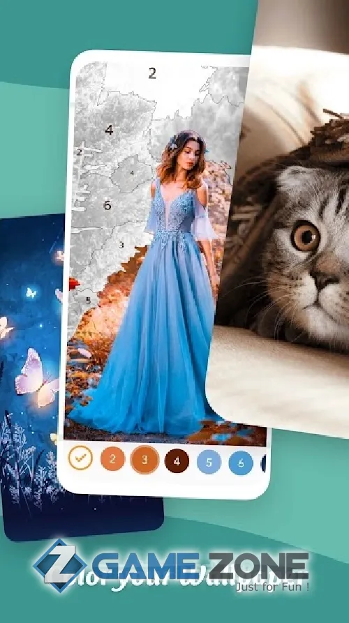 صورة من لعبة Colorscapes Plus Color by Number Coloring Games