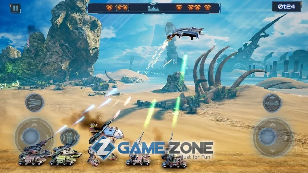صورة من لعبة Red Siren: Space Defense