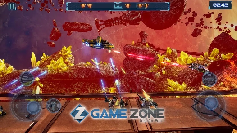صورة من لعبة Red Siren: Space Defense