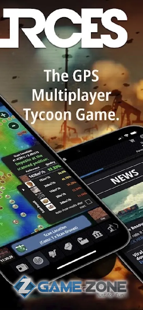 صورة من لعبة Resources - GPS MMO Game
