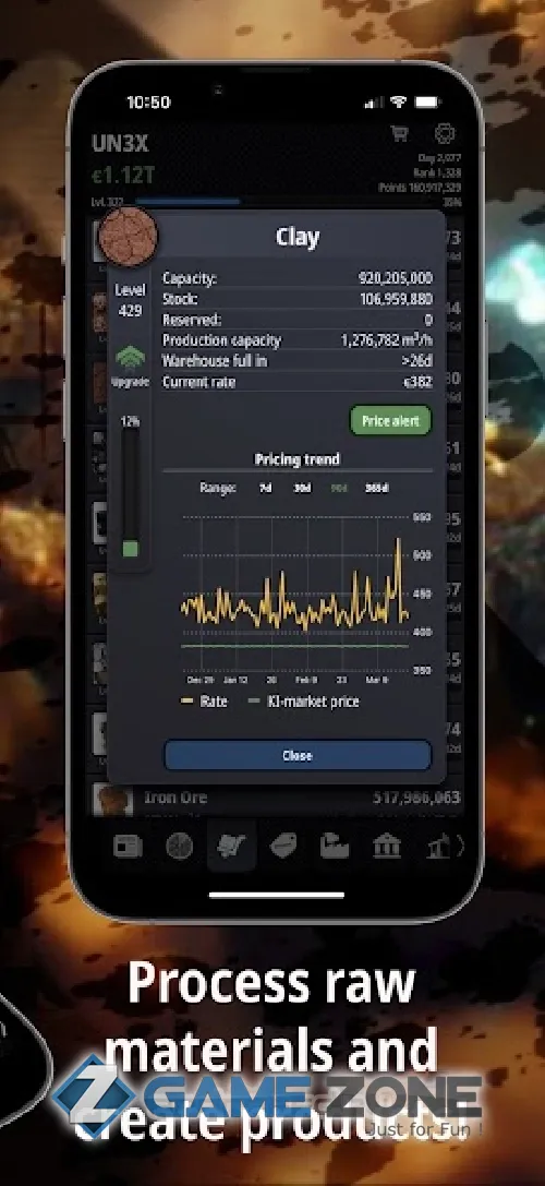 صورة من لعبة Resources - GPS MMO Game