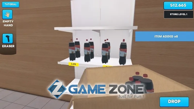 صورة من لعبة Retail Store Simulator [Mod Money]