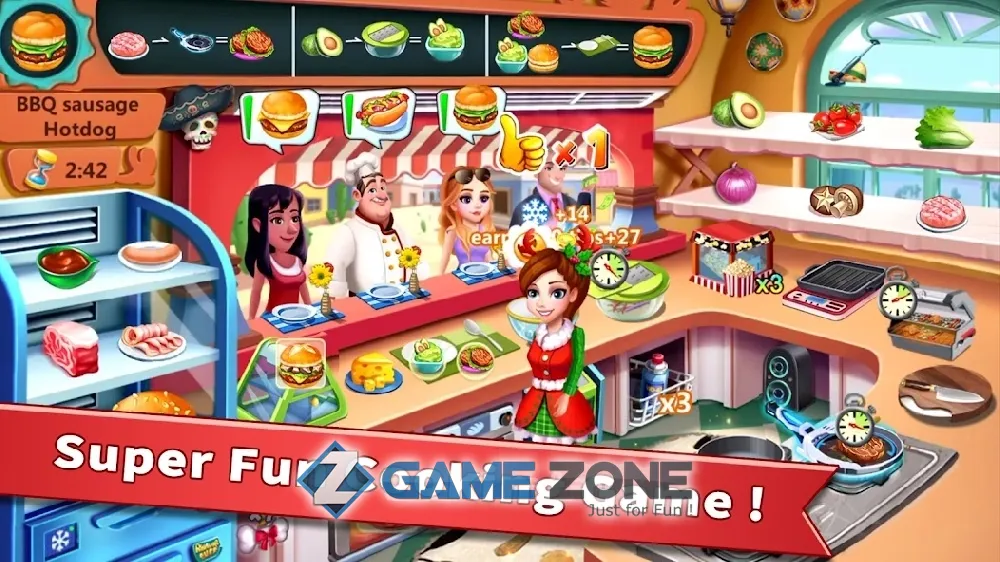صورة من لعبة Rising Super Chef - игра о приготовлении пищи [Много денег]