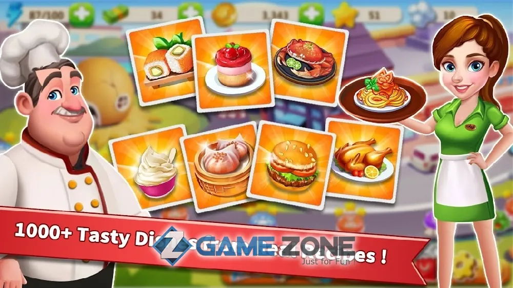 صورة من لعبة Rising Super Chef - игра о приготовлении пищи [Много денег]