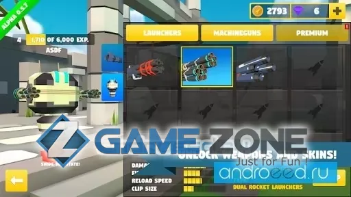 صورة من لعبة Rocket Shock 3D - Alpha [Много денег]