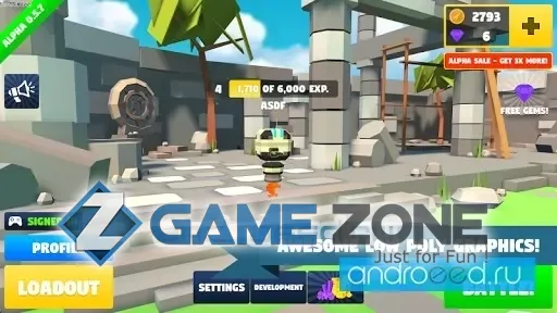 صورة من لعبة Rocket Shock 3D - Alpha [Много денег]