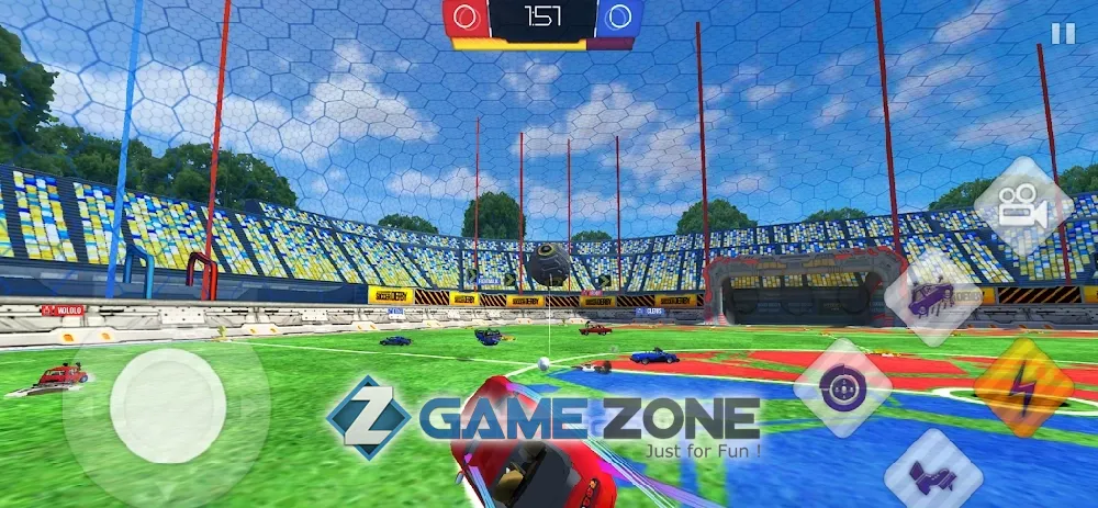 صورة من لعبة Rocket Soccer Derby: Multiplayer Demolition League [Много денег]