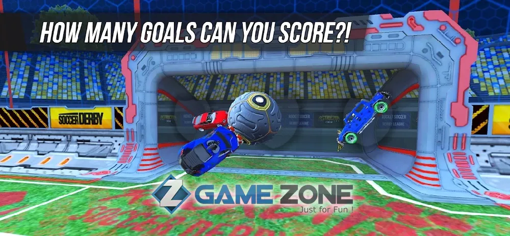 صورة من لعبة Rocket Soccer Derby: Multiplayer Demolition League [Много денег]