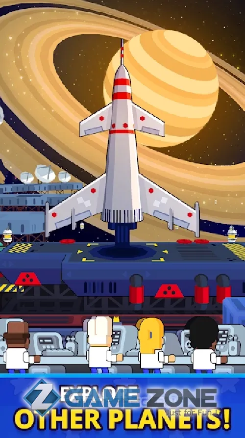 صورة من لعبة Rocket Star - ракетный магнат