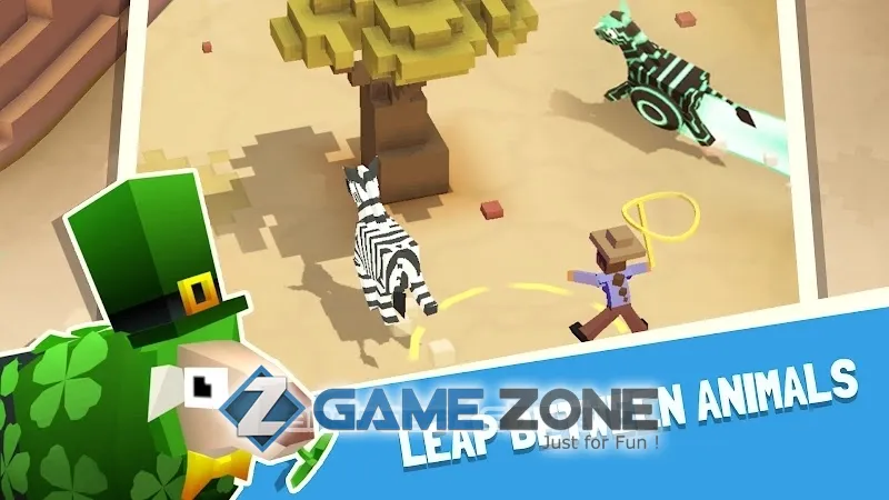 صورة من لعبة Rodeo Stampede: Sky Zoo Safari [Mod Money]