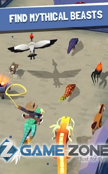 صورة من لعبة Rodeo Stampede: Sky Zoo Safari [Mod Money]