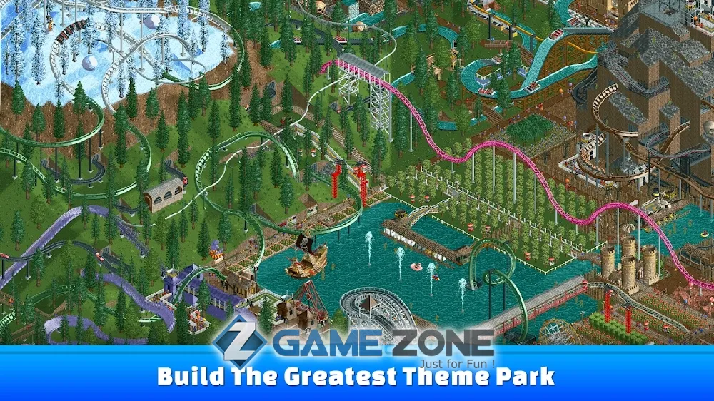 صورة من لعبة RollerCoaster Tycoon Classic [Unlocked + много денег]