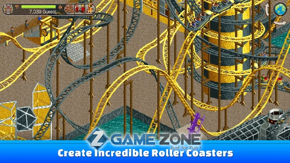 صورة من لعبة RollerCoaster Tycoon Classic [Unlocked + много денег]