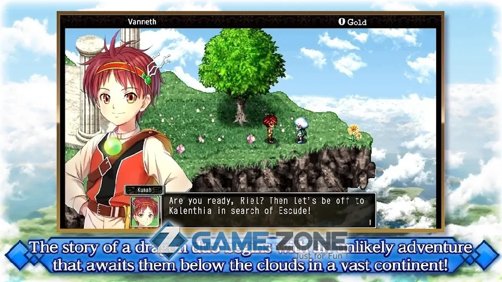 صورة من لعبة RPG Frane: Dragons Odyssey