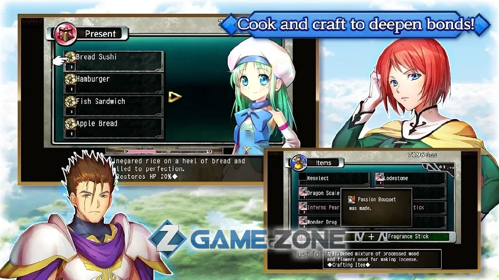 صورة من لعبة RPG Frane: Dragons Odyssey