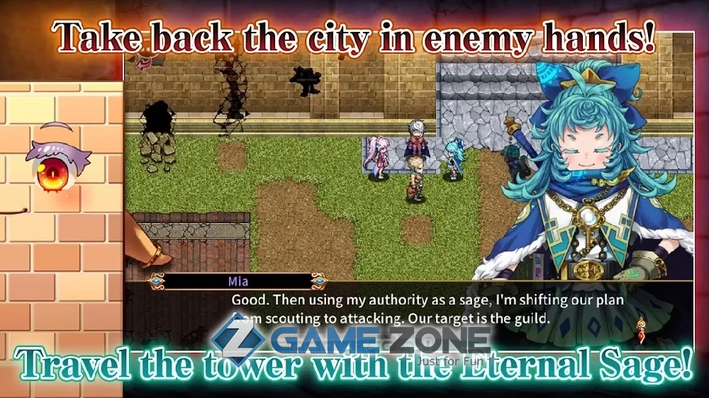 صورة من لعبة RPG Miden Tower