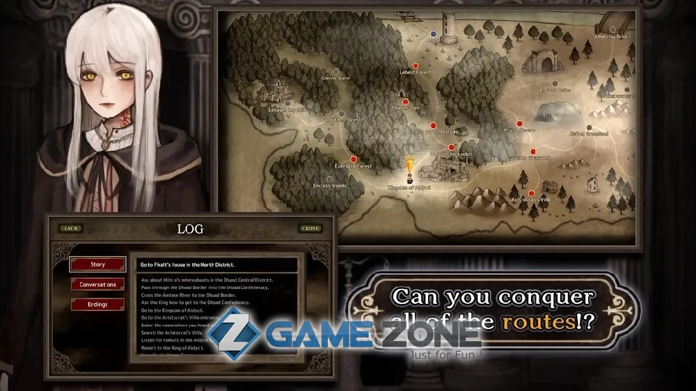 صورة من لعبة RPG Monochrome Order