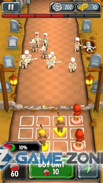 صورة من لعبة Rushero: Zombies Tower Defense [Money mod]