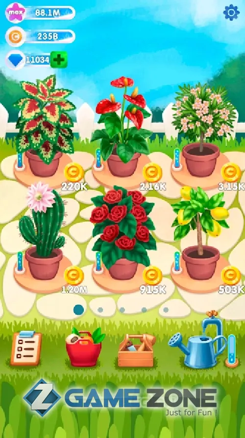 صورة من لعبة Plants Garden Idle [Adfree]