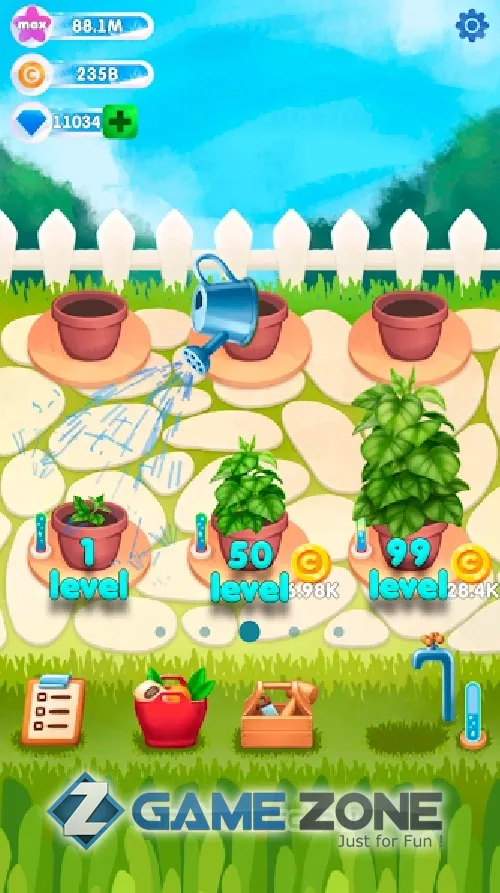 صورة من لعبة Plants Garden Idle [Adfree]