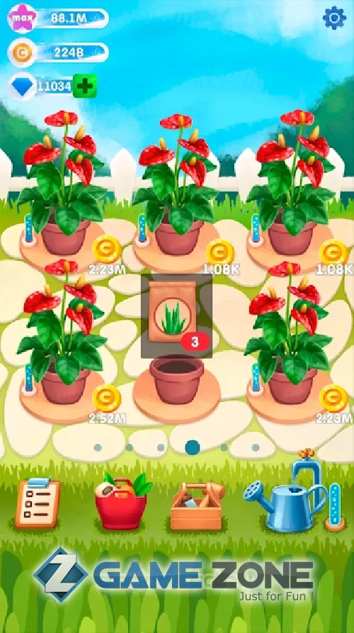 صورة من لعبة Plants Garden Idle [Adfree]