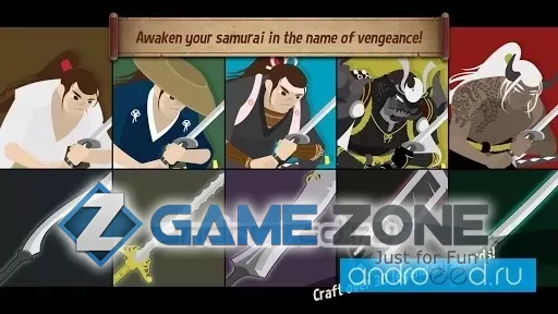 صورة من لعبة Samurai Kazuya : Idle Tap RPG [Много денег]