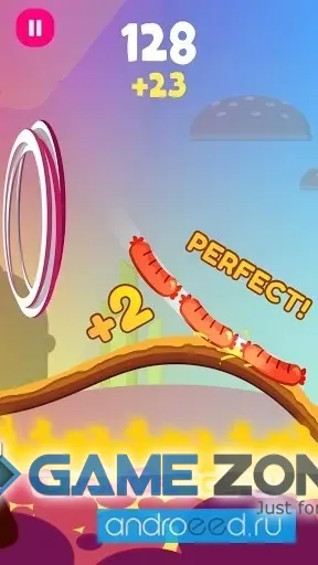 صورة من لعبة Sausage Slide