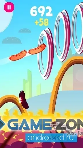 صورة من لعبة Sausage Slide