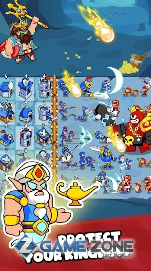 صورة من لعبة Save The Kingdom Merge Towers [Adfree]