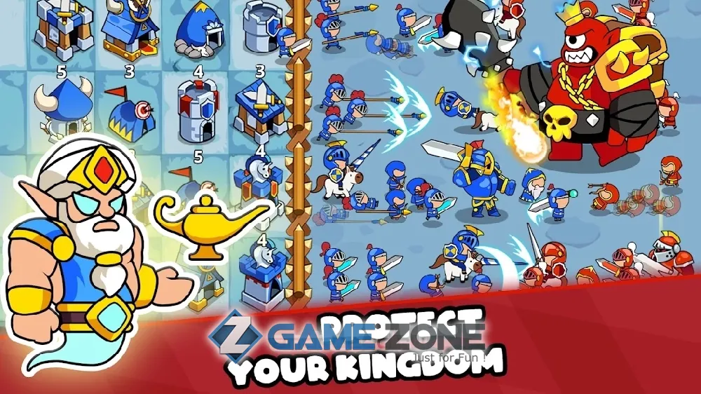 صورة من لعبة Save The Kingdom Merge Towers [Adfree]