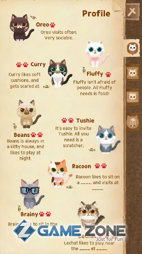 صورة من لعبة Secret Cat Forest [много дерева]