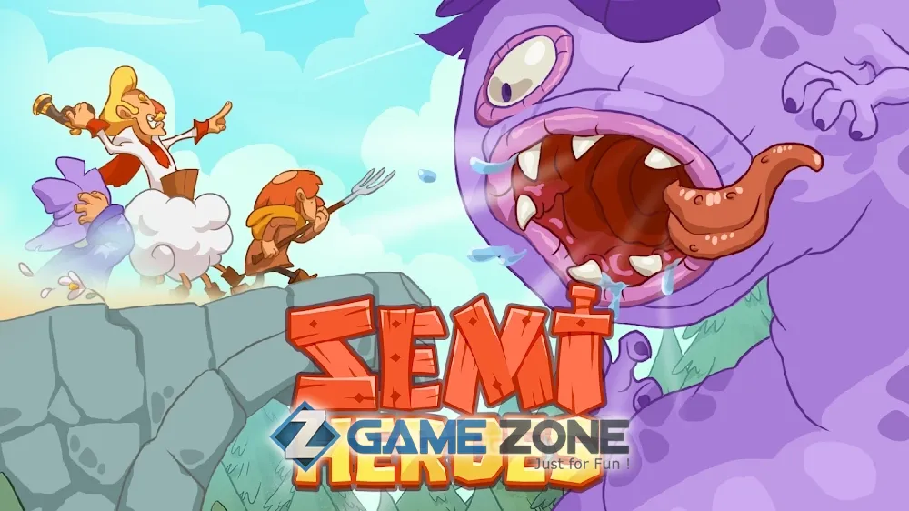 صورة من لعبة Semi Heroes: Idle RPG [Много денег]