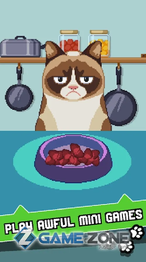 صورة من لعبة Сердитый Котик: ужасная игра [Без рекламы+деньги]