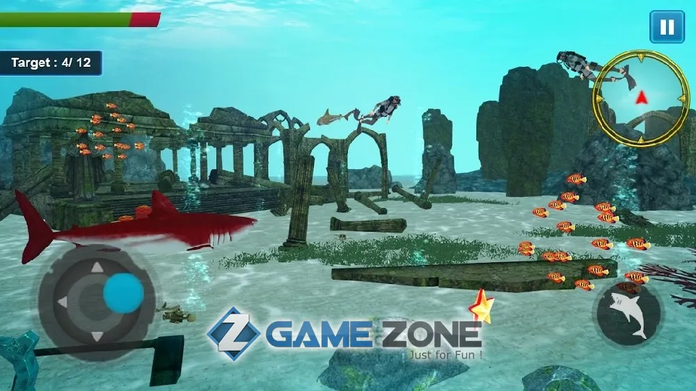 صورة من لعبة Shark Simulator 2019 [Много денег]