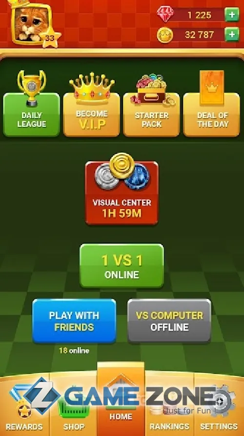 صورة من لعبة Checkers Online & Offline [Adfree]