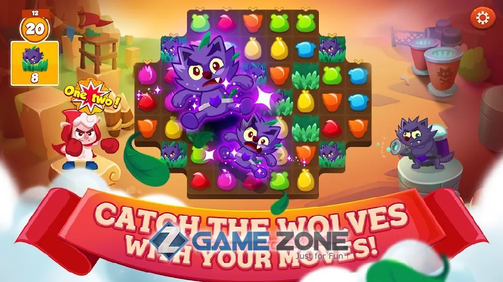 صورة من لعبة Sheepong : Match-3 Adventure