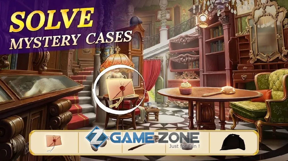 صورة من لعبة Sherlock: Mystery Hidden Objects Match3 Cases