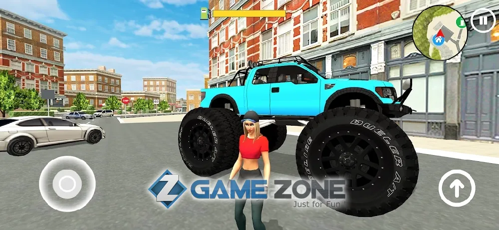 صورة من لعبة Школа вождения 3D