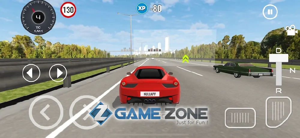 صورة من لعبة Школа вождения 3D