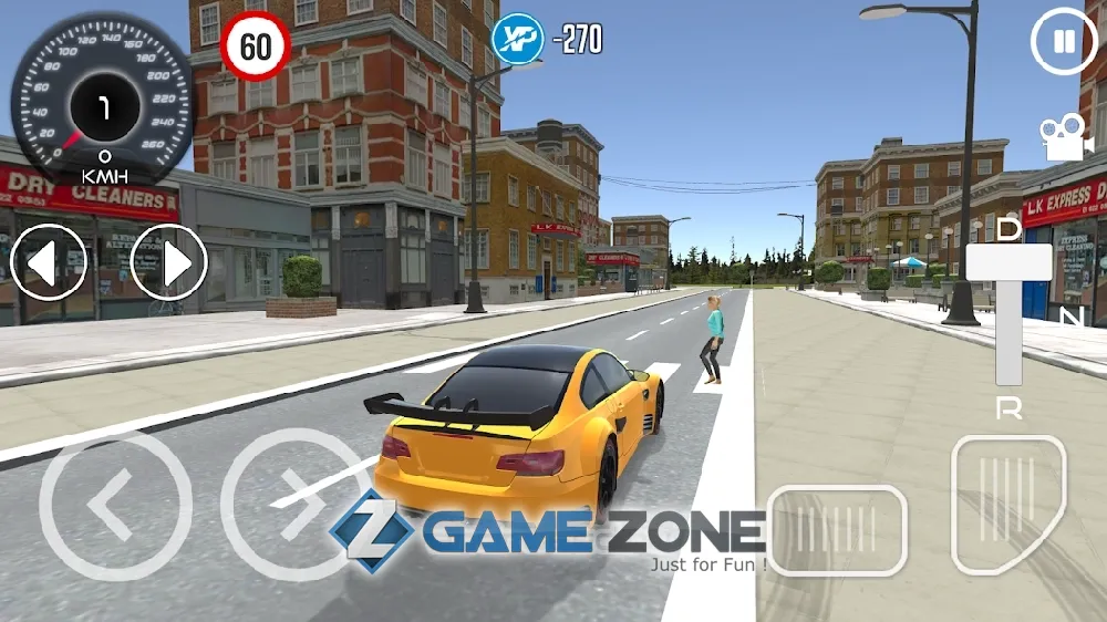 صورة من لعبة Школа вождения 3D